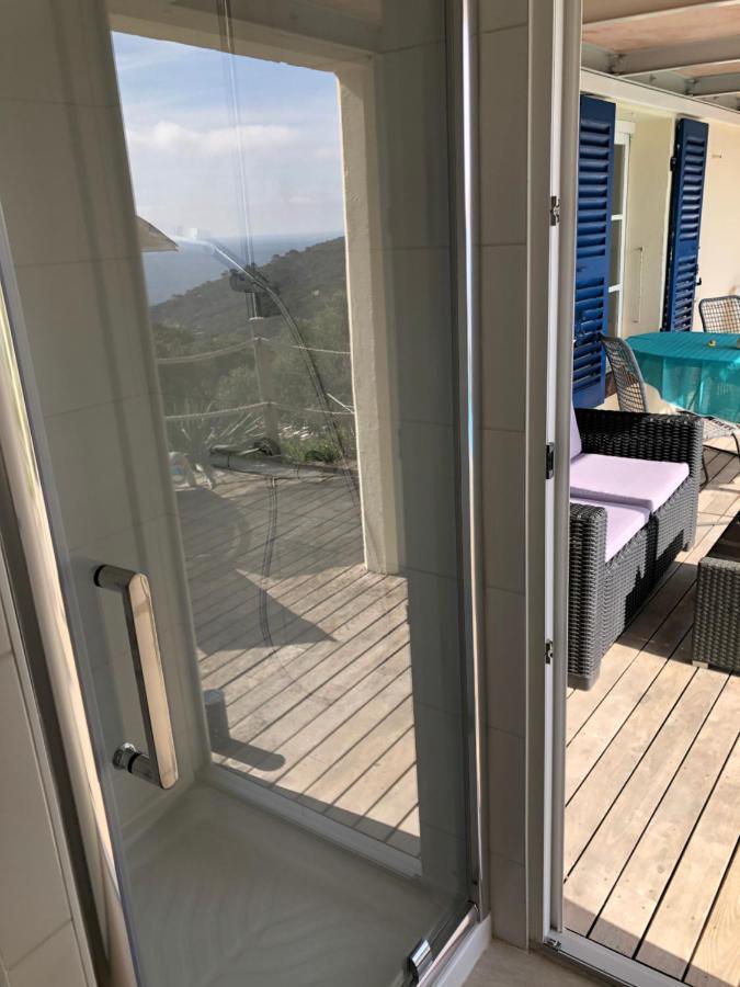 Ferienwohnung Les Oreades, Studio Le Marin Avec Vue Mer Imprenable Île du Levant Exterior foto
