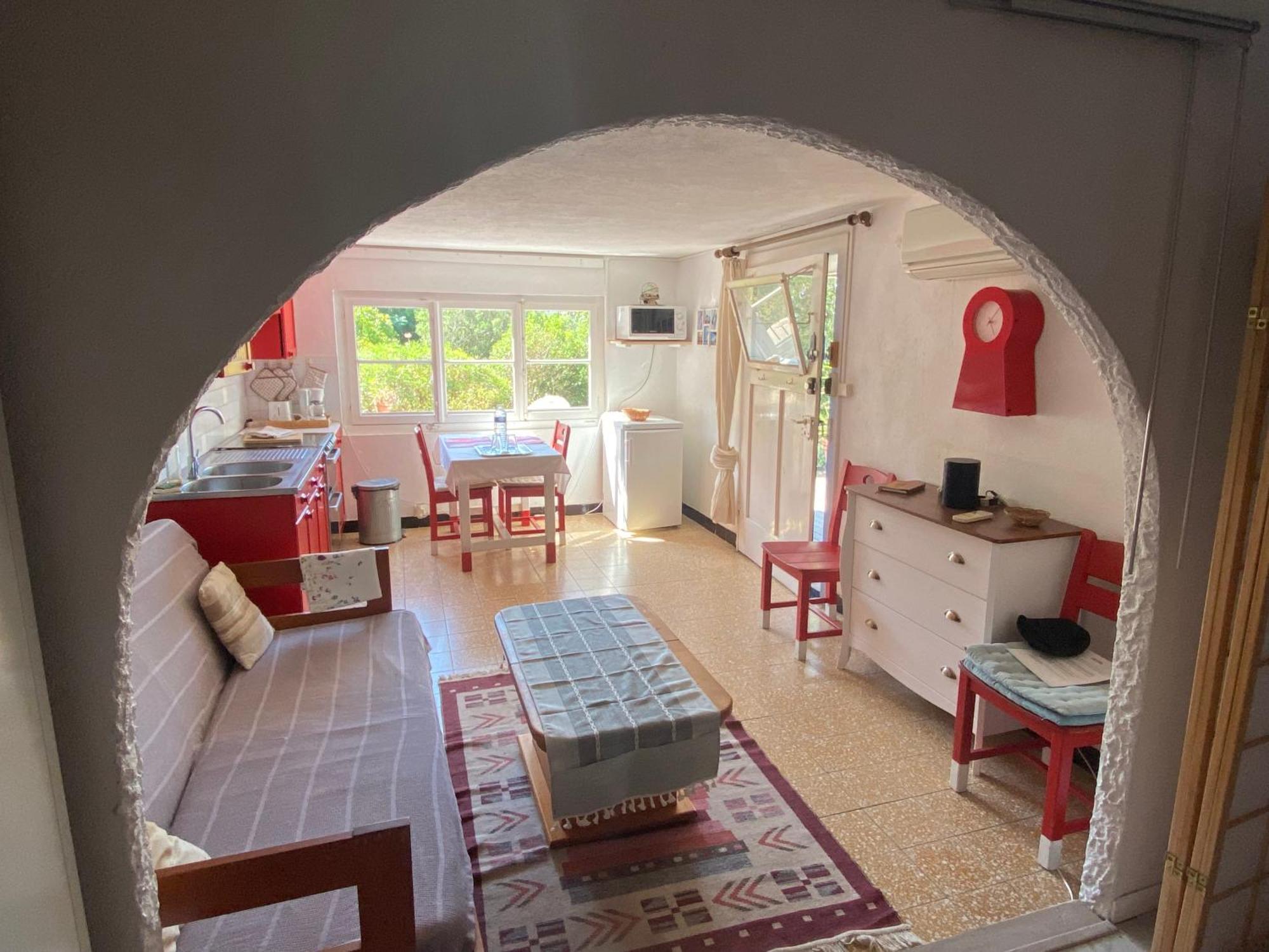 Ferienwohnung Les Oreades, Studio Le Marin Avec Vue Mer Imprenable Île du Levant Exterior foto
