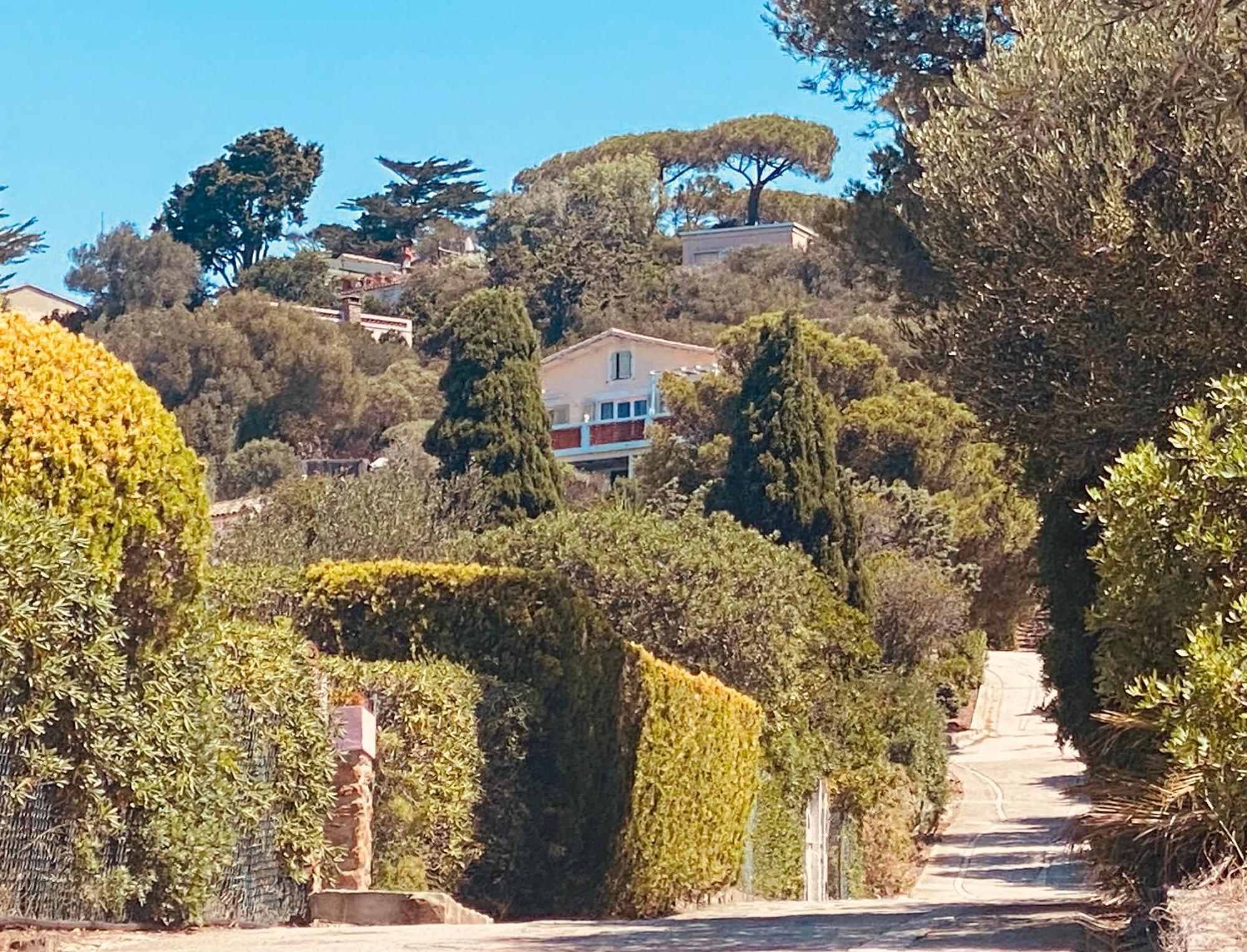 Ferienwohnung Les Oreades, Studio Le Marin Avec Vue Mer Imprenable Île du Levant Exterior foto